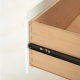 Boori Linear Kids 3 Drawer Chest Smart Assembly, Barley and Almond