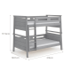 Boori Horizon Kids King Single Bunk Bed, Brushed Natural