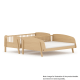 Boori Matilda Kids Maxi Bunk Bed + Ladder, Beech