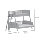 Boori Matilda Kids Maxi Bunk Bed + Ladder, Beech