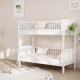 Boori Matilda Kids Single Bunk Bed + Ladder, Barley White