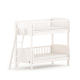 Boori Matilda Kids Single Bunk Bed + Ladder, Barley White