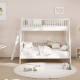 Boori Matilda Kids Maxi Bunk Bed + Ladder, Barley White