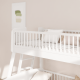 Boori Matilda Kids Maxi Bunk Bed + Ladder, Barley White