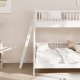 Boori Matilda Kids Maxi Bunk Bed + Ladder, Barley White