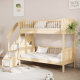 Boori Matilda Kids Single Bunk Bed + Storage Staircase, Beech
