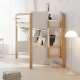 Boori Natty Kids King Single Loft Bed + Ladder, Barley and Almond