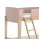 Boori Natty Kids Single Bunk Bed + Ladder, Cherry and Almond