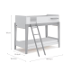 Boori Natty Kids Single Bunk Bed + Ladder, Cherry and Almond