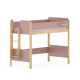 Boori Natty Kids King Single Loft Bed + Ladder, Cherry and Almond