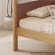 Boori Natty Kids King Single Loft Bed + Ladder, Cherry and Almond