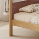 Boori Natty Kids King Single Bunk Bed + Ladder, Cherry and Almond
