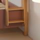 Boori Natty Kids King Single Bunk Bed + Ladder, Cherry and Almond