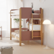 Boori Natty Kids King Single Bunk Bed + Ladder, Cherry and Almond