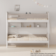 Boori Natty Kids King Single Bunk Bed + Ladder, Barley and Oak