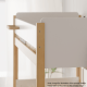 Boori Natty Kids King Single Bunk Bed + Ladder, Barley and Oak