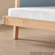 Boori Natty Kids Maxi Bunk Bed + Ladder, Barley and Almond