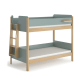 Boori Natty Kids King Single Bunk Bed + Ladder, Blueberry and Almond
