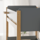 Boori Natty Kids King Single Bunk Bed + Ladder, Blueberry and Almond