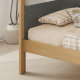 Boori Natty Kids King Single Bunk Bed + Ladder, Blueberry and Almond