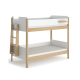 Boori Natty Kids King Single Bunk Bed + Ladder, Barley and Almond