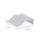 Boori Treehouse Kids King Single Loft Bed + Roof Frame and Storage Staircase with Tent Canopy, Blueberry and Beech