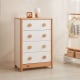 Boori Byron Kids 4 Drawer Chest, Barley White and Beech