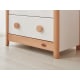 Boori Byron Kids 4 Drawer Chest, Barley White and Beech