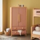 Boori Byron Kids 2 Door wardrobe with 2 drawers, Blueberry and Beech