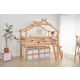 Boori Forest Kids Teepee Single Loft Bed, Almond