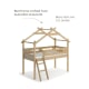Boori Forest Kids Teepee Single Loft Bed