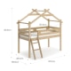 Boori Forest Kids Teepee Single Loft Bed