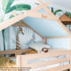 Boori Forest Kids Teepee Single Loft Tent Canopy, Cherry