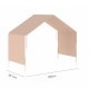 Boori Forest Kids Teepee Single Loft Tent Canopy, Cherry