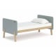 Boori Natty Kids Bedside Bed, Blueberry and Almond