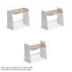 Boori Natty Kids Desk, Cherry and Almond