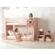 Boori Neat Kids Single Bunk Bed, Cherry and Almond