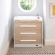 Boori Neat Kids 3 Drawer Chest, Barley and Oak