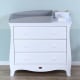 Boori Sleigh Kids 3 Drawer Chest Smart Assembly, Barley White