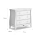 Boori Sleigh Kids 3 Drawer Chest Smart Assembly, Barley White