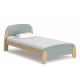 Boori Sunshine Kids King Single Bed Frame, Blueberry and Almond