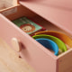 Boori Tidy Kids Storage Bookcase, Cherry and Almond