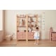 Boori Tidy Kids Storage Bookcase, Blueberry and Almond