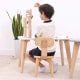 Boori Tidy Kids Table V23 With Two Chairs Package, Barley and Almond