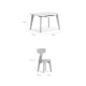 Boori Tidy Kids Table V23 With Two Chairs Package, Barley and Almond