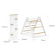 Boori Tidy Kids Climbing Triangle & Ramp 2 Piece Set, Barley and Almond