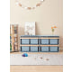 Boori Tidy Kids Toy Cabinet, Blueberry and Almond