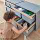 Boori Tidy Kids Toy Cabinet Shelf, Barley and Almond