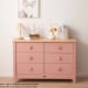 Boori Universal Kids 6 Drawer Chest V23, Barley and Almond