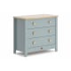 Boori Universal Kids 3 Drawer Chest V23, Blueberry and Almond